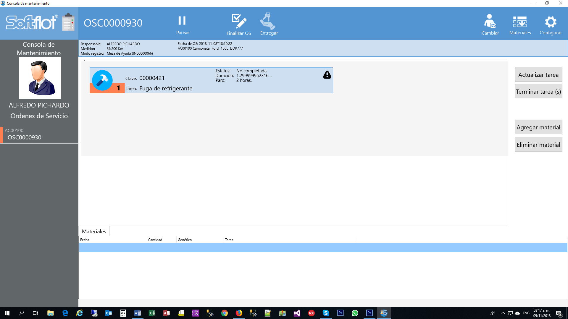 Consola de Mantenimiento Ejemplo2